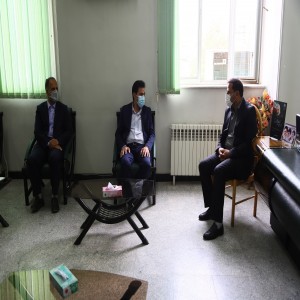 دیدار مهندس سهرابی بیدار با نماینده محترم ولی فقیه و فرماندار محترم شهرستان نهاوند