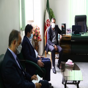 دیدار مهندس سهرابی بیدار با نماینده محترم ولی فقیه و فرماندار محترم شهرستان نهاوند