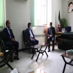 دیدار مهندس سهرابی بیدار با نماینده محترم ولی فقیه و فرماندار محترم شهرستان نهاوند